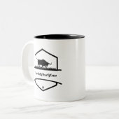 Uw dagelijkseDoseOfCows-Mokken Tweekleurige Koffiemok (Voorkant links)