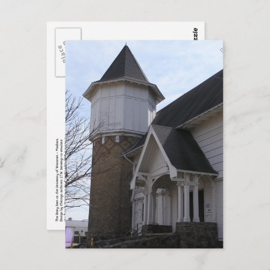 UW Dairy Barn  Briefkaart (Voorkant / Achterkant)