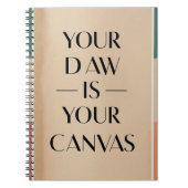 Uw DAW is uw canvas optie 2 Notitieboek (Voorkant)