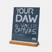 Uw DAW is Uw Canvas optie 3 Acryl Bord (Hoek)