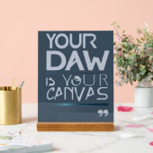 Uw DAW is Uw Canvas optie 3 Acryl Bord (Huwelijk)