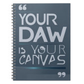 Uw DAW is uw canvas optie 3 Notitieboek (Voorkant)