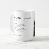 Uw definitie van persoonlijke foto-Mok op opa Koffiemok (Voorkant links)