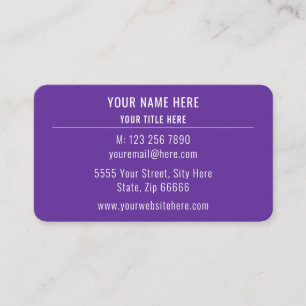 Uw Design Custom Color Business Card Template Visitekaartje