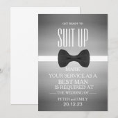Uw dienst als Beste Uitnodiging van de Man (Voorkant / Achterkant)