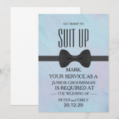Uw dienst als Groomsman Kaart (Voorkant / Achterkant)