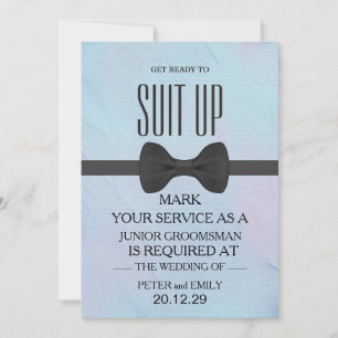 Uw dienst als Groomsman Kaart