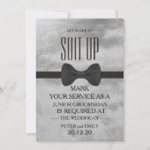 Uw dienst als Groomsman Kaart (Voorkant)