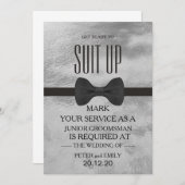 Uw dienst als Groomsman Kaart (Voorkant / Achterkant)