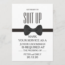 Uw dienst als Groomsman Kaart