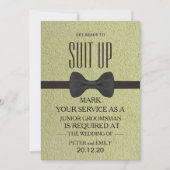 Uw dienst als Groomsman Kaart (Voorkant)