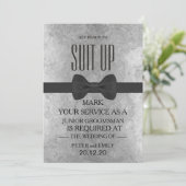 Uw dienst als Groomsman Kaart (Staand voorkant)