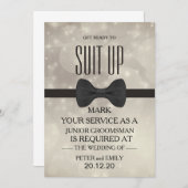 Uw dienst als Groomsman Kaart (Voorkant / Achterkant)