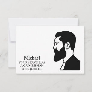 Uw dienst als Groomsman vereiste Personeel Kaart