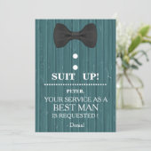 Uw dienst als Uitnodiging van het Beste man- Verzo (Staand voorkant)