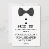 Uw dienst als Verzoek van de Drager van de Ring Kaart (Voorkant)