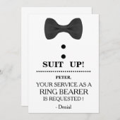 Uw dienst als Verzoek van de Drager van de Ring Kaart (Voorkant / Achterkant)