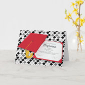 Uw diploma kaart (Gele Bloem)