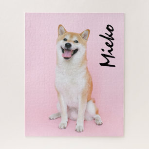Uw Dog Pet Foto op persoonlijke titel Shibu Inu Legpuzzel