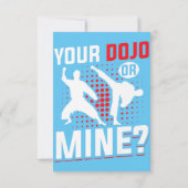 Uw Dojo of mijn borst Gym Boxer Martial Arts. (Achterkant)