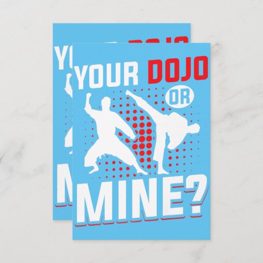 Uw Dojo of mijn borst Gym Boxer Martial Arts. (Voorkant / Achterkant)