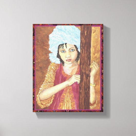 Uw Douane 12"x 12"Verpakt Canvas Afdruk (Voorkant)