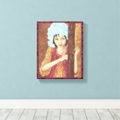 Uw Douane 12"x 12"Verpakt Canvas Afdruk (Insitu (Houten vloer))