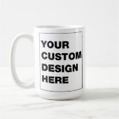 Uw douaneontwerp of Logo Koffiemok (Links)