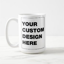 Uw douaneontwerp of Logo Koffiemok