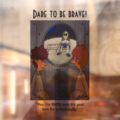 Uw draai voor een moonwalk raamsticker (Vel 2)