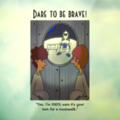 Uw draai voor een moonwalk raamsticker (Vel 3)