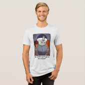 Uw draai voor een moonwalk Tri-Blend shirt (Voorkant volledig)