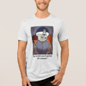 Uw draai voor een moonwalk Tri-Blend shirt (Voorkant)