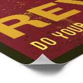 Uw Draai voor het Poster van de Revolutie (Hoek)