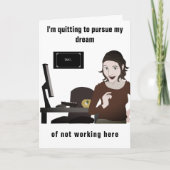 Uw droom om uw banenkaart te beëindigen kaart (Voorkant)