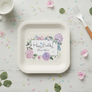 Uw droomfeest, gemakkelijk gemaakt: hortensia papieren bordje
