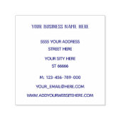 Uw e-mail telefoon Website Adres Stamp Sjabloon Zelfinktende Stempel (Design)