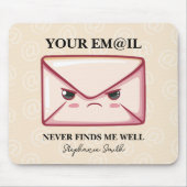 Uw e-mail vindt me nooit goed gepersonaliseerde Ka Muismat (Voorkant)