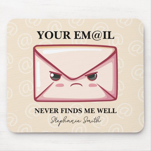 Uw e-mail vindt me nooit goed gepersonaliseerde Ka Muismat (Voorkant)