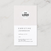 Uw eenvoudige logo-ontwerp visitekaartje (Voorkant)