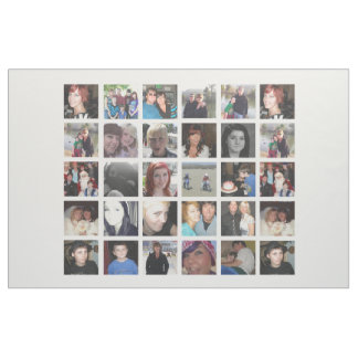 Uw eigen 30-pic Fabric Instagram Fotocollage Stof