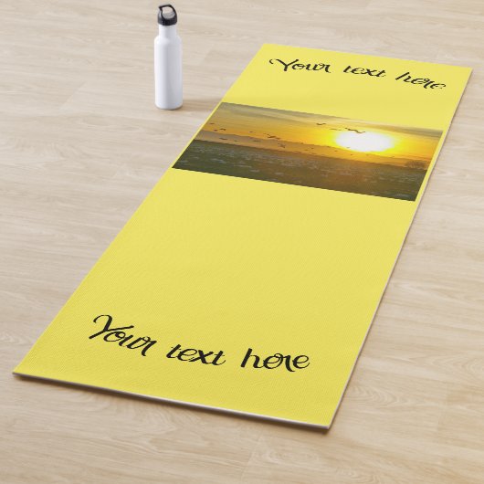 Uw eigen afbeelding en tekst op yogamat (In situ)
