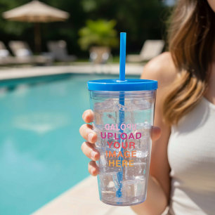 Uw eigen Afbeelding Foto Logo Acryl Drinkbeker