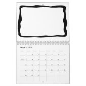 Uw eigen agenda tekenen kalender (Mar 2026)