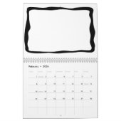 Uw eigen agenda tekenen kalender (Feb 2026)