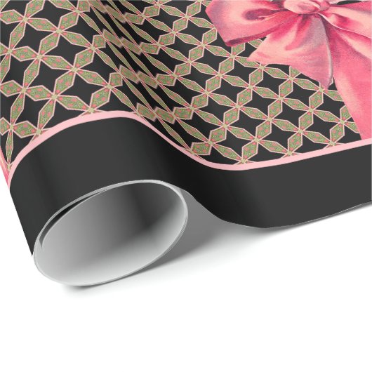 Uw eigen bericht met Kerstmis 30X6 Cadeaupapier (Rol Hoek)