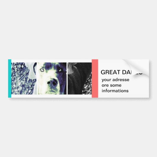 uw eigen Bumpersticker (Voorkant)