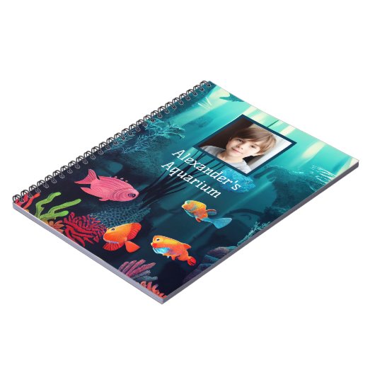 Uw eigen exotische aquarium van de vistank notitieboek (Linkerzijde)