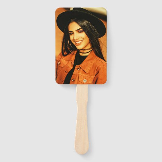 Uw eigen foto afstudeerfeest evenement handwaaier (Voorkant)