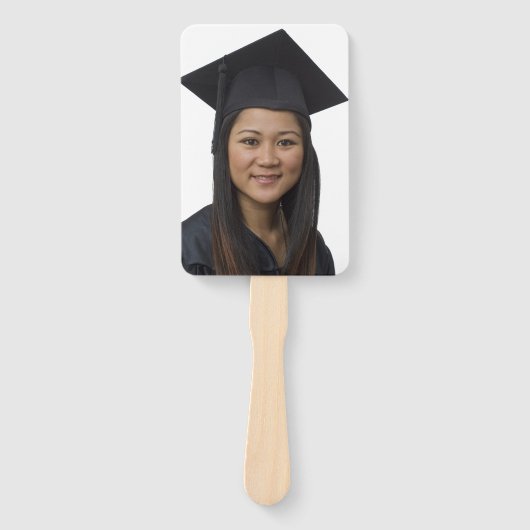 Uw eigen foto Afstuderen trouwdag Handwaaier (Voorkant)
